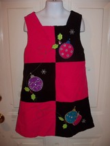 Bonnie Jean Black/Pink Ornament Dress Size 6X Girl's EUC - $18.06