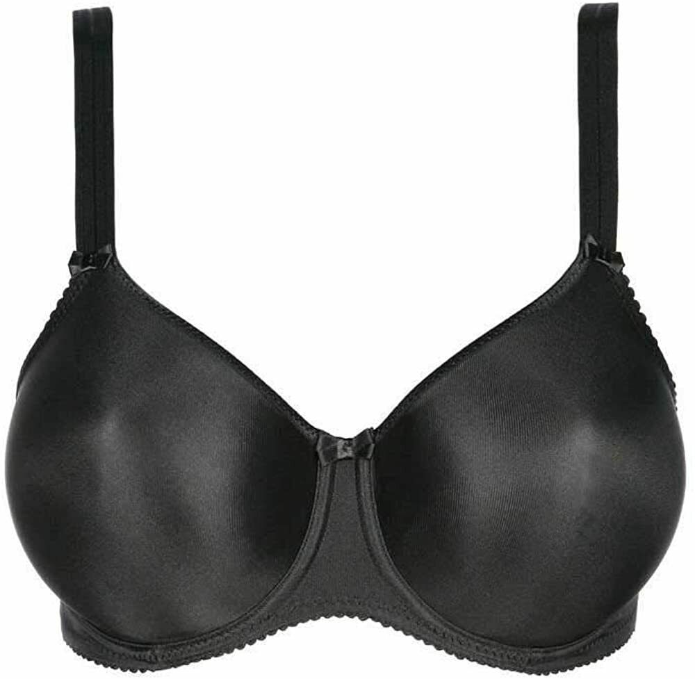 Prima Donna BLACK Satin Seamless Underwire Bra, US 34D, UK 34D - Bras ...