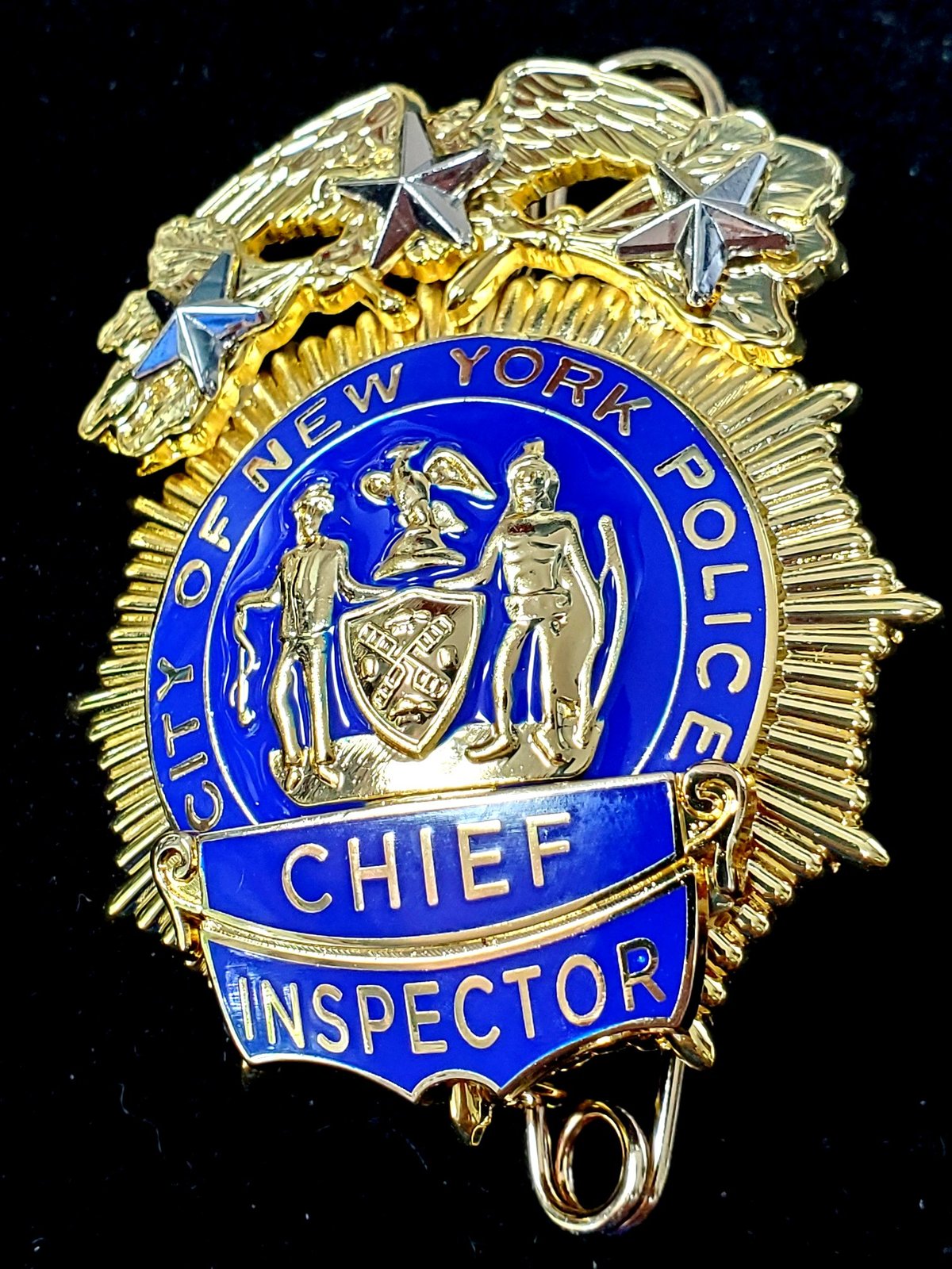 New York NYPD Chief Inspector - Badges: Novelty & Replica