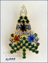 Signed Eisenberg Ice Small Candle Tree Christmas Pin (#J999) - $50.00