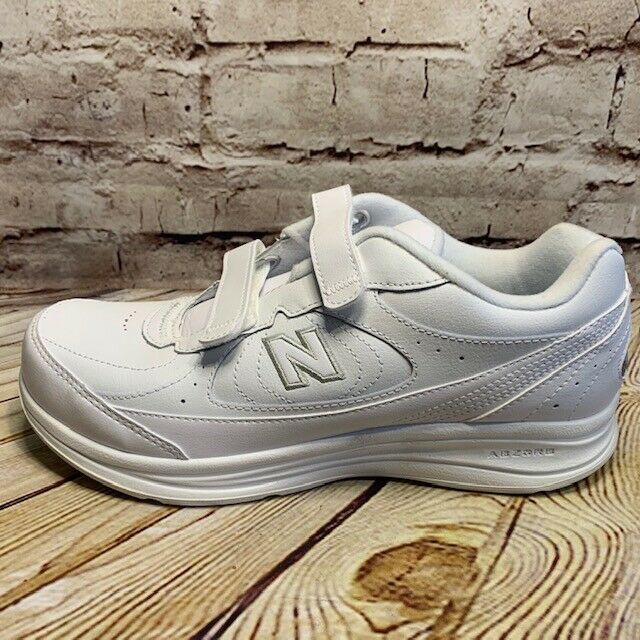 New Balance Womens Dsl 2 Hook And Loop All White Walking Comfort Shoes 