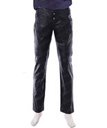 Mens Dante Cosplay Costume Maroon PU Leather Pants for DMC Devil May Cry 5 - $94.00