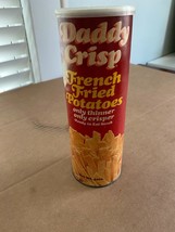VINTAGE DADDY CRISP French Fried Potatoes CONTAINER PROP ADVERTISING GUC... - $9.49