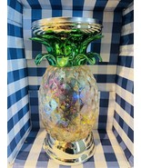 BATH &amp; BODY WORKS PINEAPPLE WATER GLOBE 3-WICK CANDLE HOLDER, LIGHTS UP! - $69.95