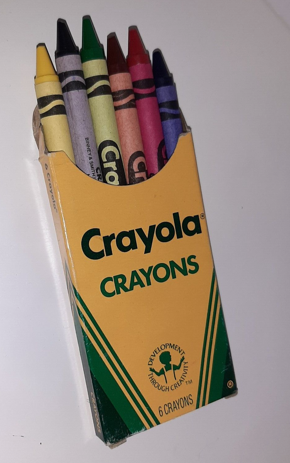 Vintage Crayola Crayon Box x6 Binney & Smith and similar items