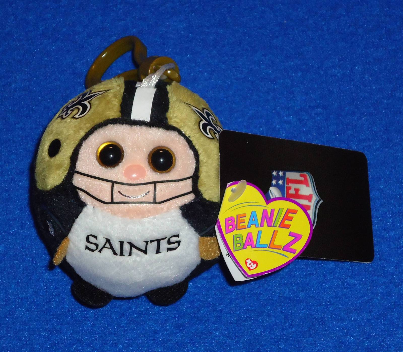 TY Beanie Babies Ballz New Orleans Saints New with tags