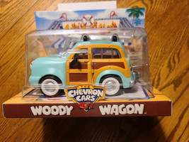 Sealed The Chevron Cars Woody Wagon #16 1999 Collectible Toy Car & Surf Board - $15.97
