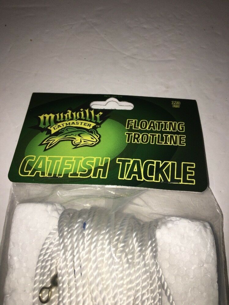 Mudville Catmaster MDTLWHI120 Catfish Tackle Floating Trotline White