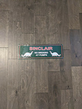 18" Sinclair NO Smoking GAS Pump 3d cutout retro USA STEEL plate display ad Sign - $58.41