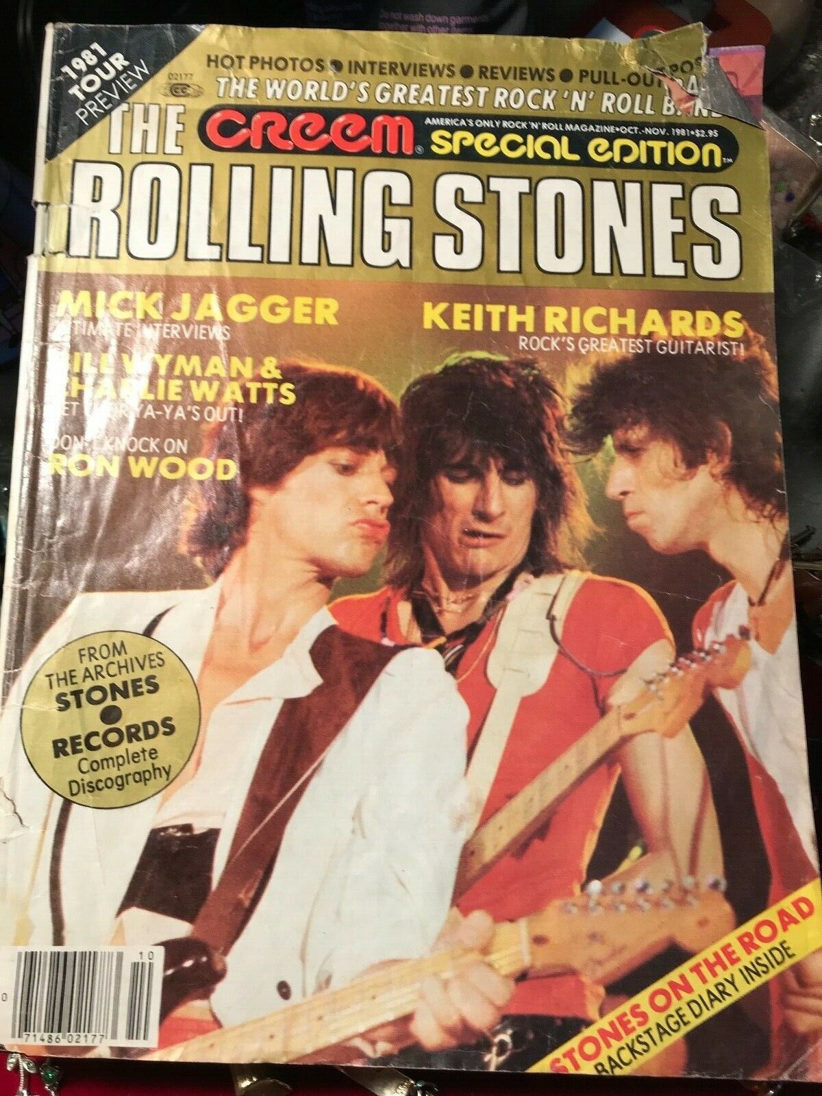 Creem Magazine Oct-nov 1981 Special Edition, The Rolling Stones 