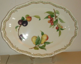 Noritake Gourmet Harvest Pattern Oval Platter 16" - $29.69