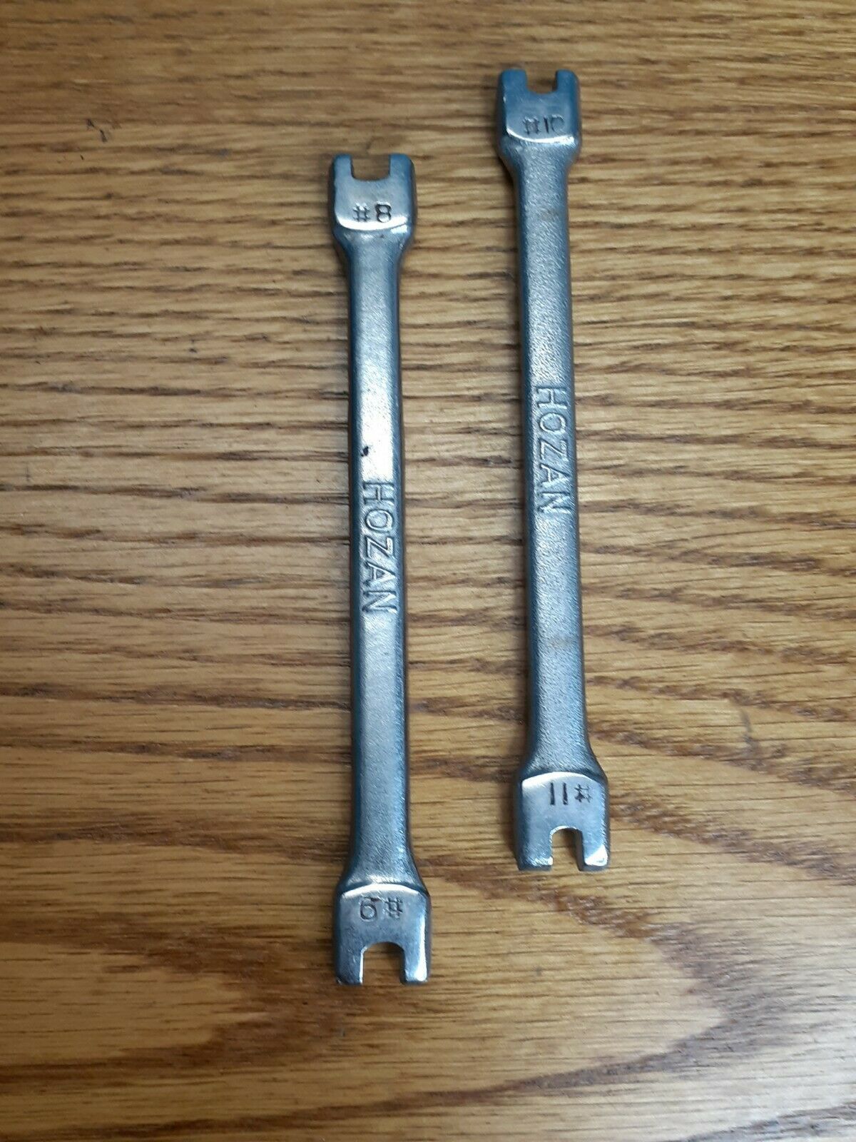 2 Hozan Motorcycle Spoke Wrench 8 9 10 11 Made in Japan. (Honda