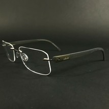 Silhouette 7604 40 6052 Eyeglasses Frames Matte Gray Rimless Square 55-1... - $93.49