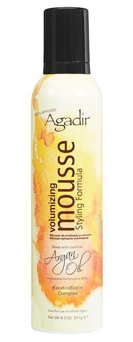 Agadir Argan Oil Volumizing Alcohol Free Styling Mousse 8.5oz