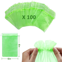 Fruit Protection Bags 100 Pcs 6&#39;&#39;×8&#39;&#39; Vegetable Protection Bags Fruit Ne... - $28.40
