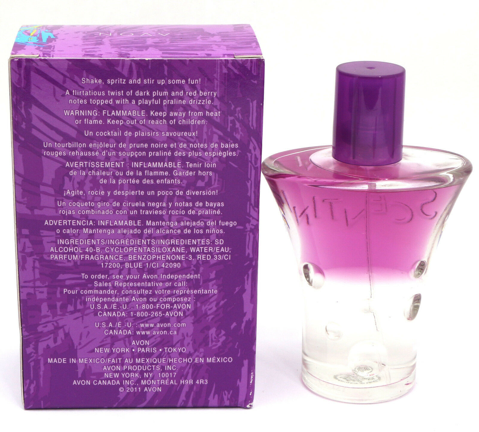 Avon*SCENTINI PLUM TWIST*Women's Eau de Toilette Spray 1.7 oz50 ml New