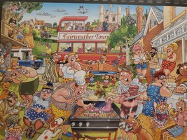 Jumbo JUM19163 Mystery 15 A Typical British BBQ Jigsaw Puzzle - $52.35