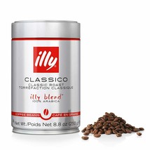 Illy Classico Whole B EAN Coffee Medium Roast 8.8OZ - $19.13