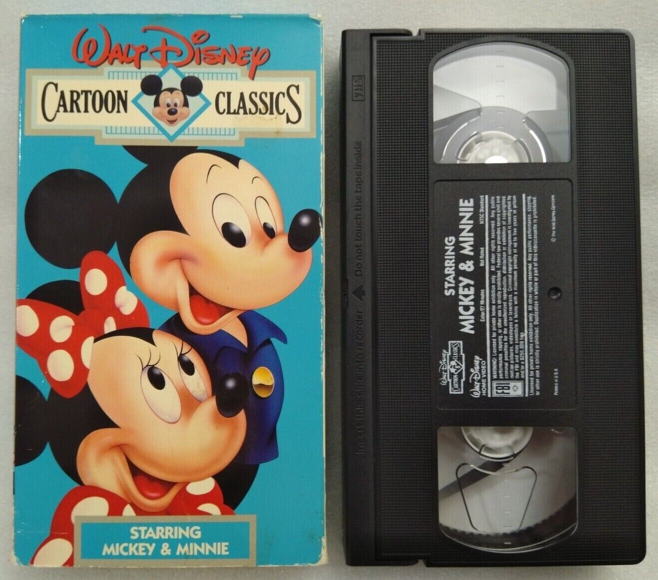 VHS Walt Disney Cartoon Classics - Vol. 6 - Starring Mickey Minnie (VHS ...