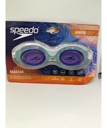 Speedo Seastar Swim Goggles Junior(6-14) Purple Teal Open Package - $14.50