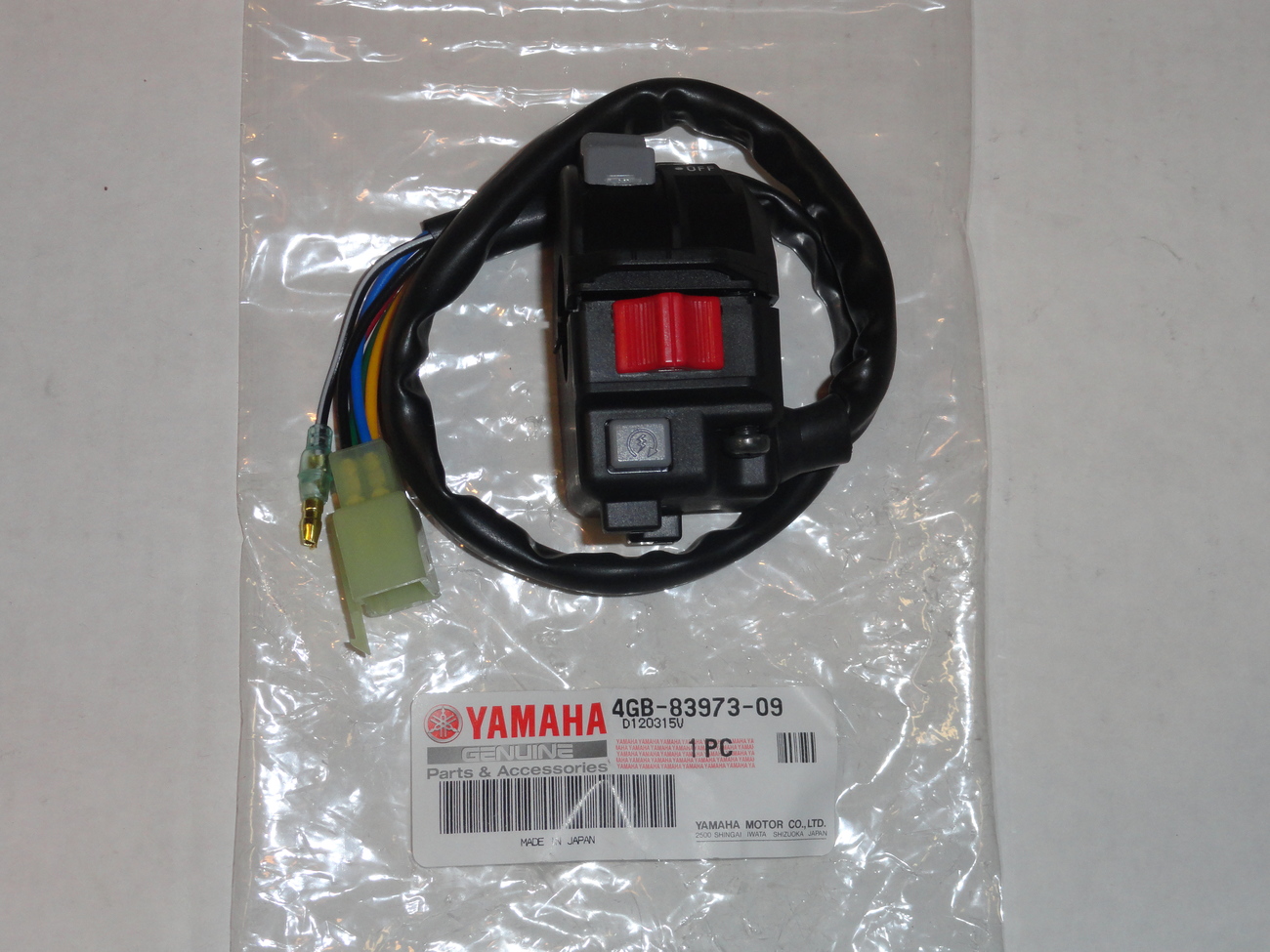 Light Start Switch Run OEM Yamaha Yamaha Warrior Wolverine YFM350 YFM