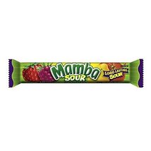 Sour Mamba Fruit Chews Candy Bars 24 Count - $28.99