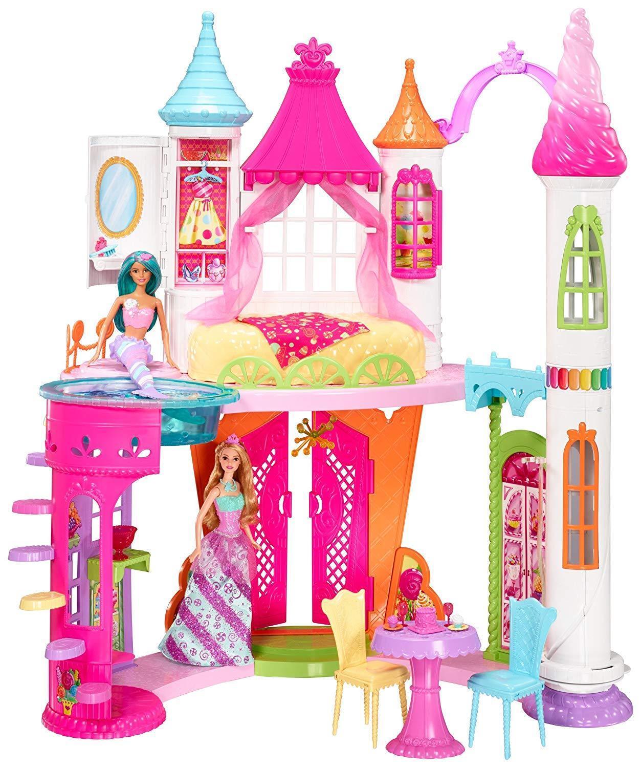 barbie dreamtopia sweetville castle argos