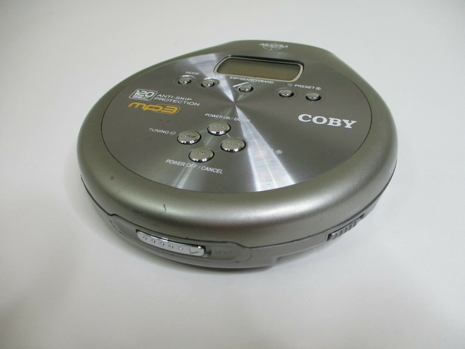 coby portable cd player with am fm radio