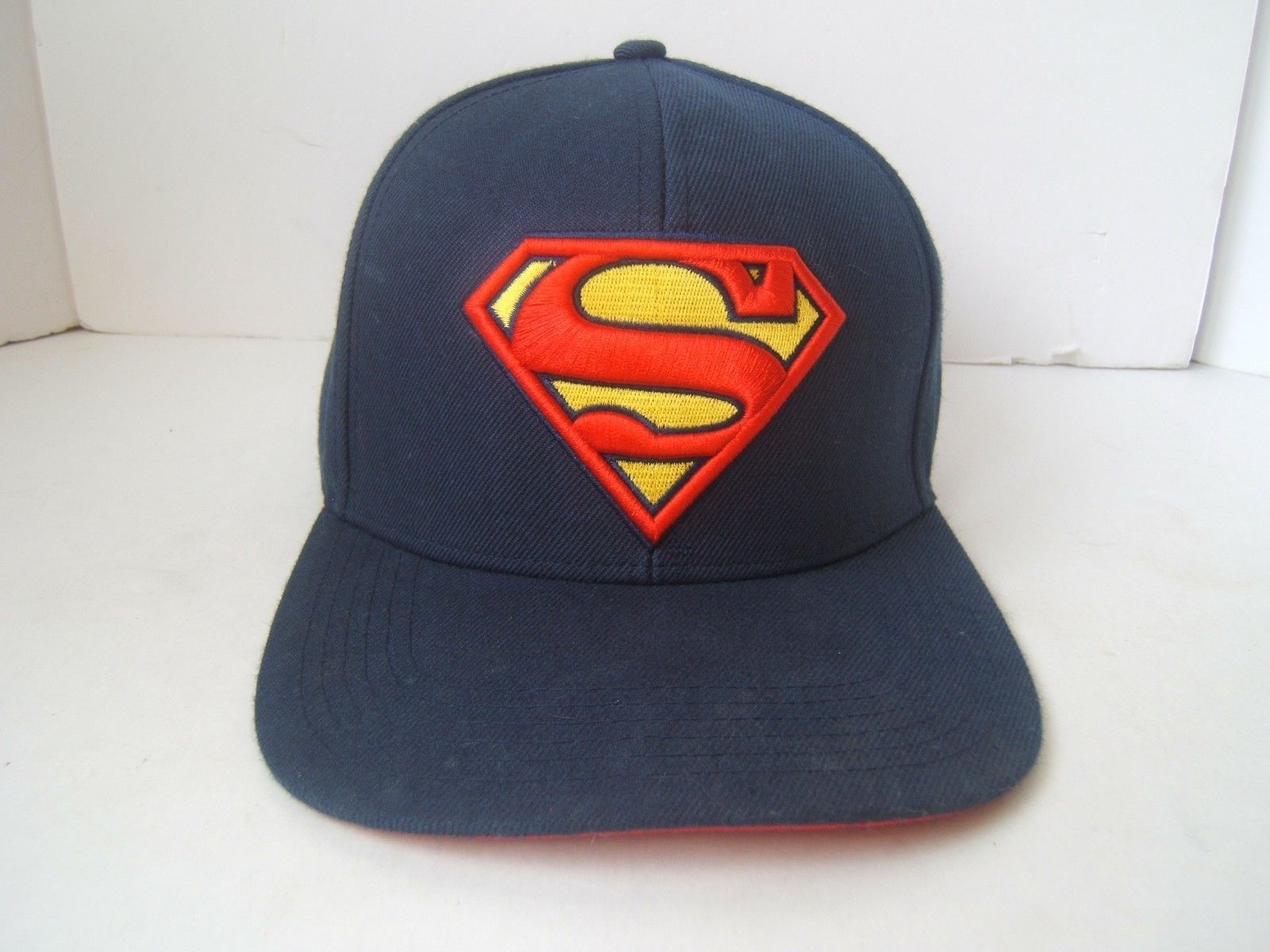 Superman Snapback Hat Dark Blue DC Comics Baseball Cap - Hats