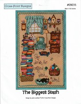 Counted Cross Stitch Pattern from Cross Point Designs The Biggest Stash ... - $12.00