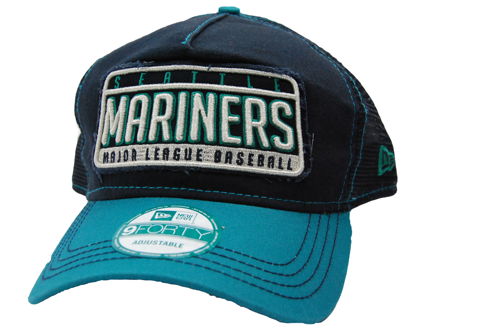 Men's New Era White Seattle Mariners League II 9FORTY Adjustable Hat
