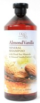 1 Dead Sea Collection Almond Vanilla Mineral Shampoo Shiny Vibrant  33.8 oz