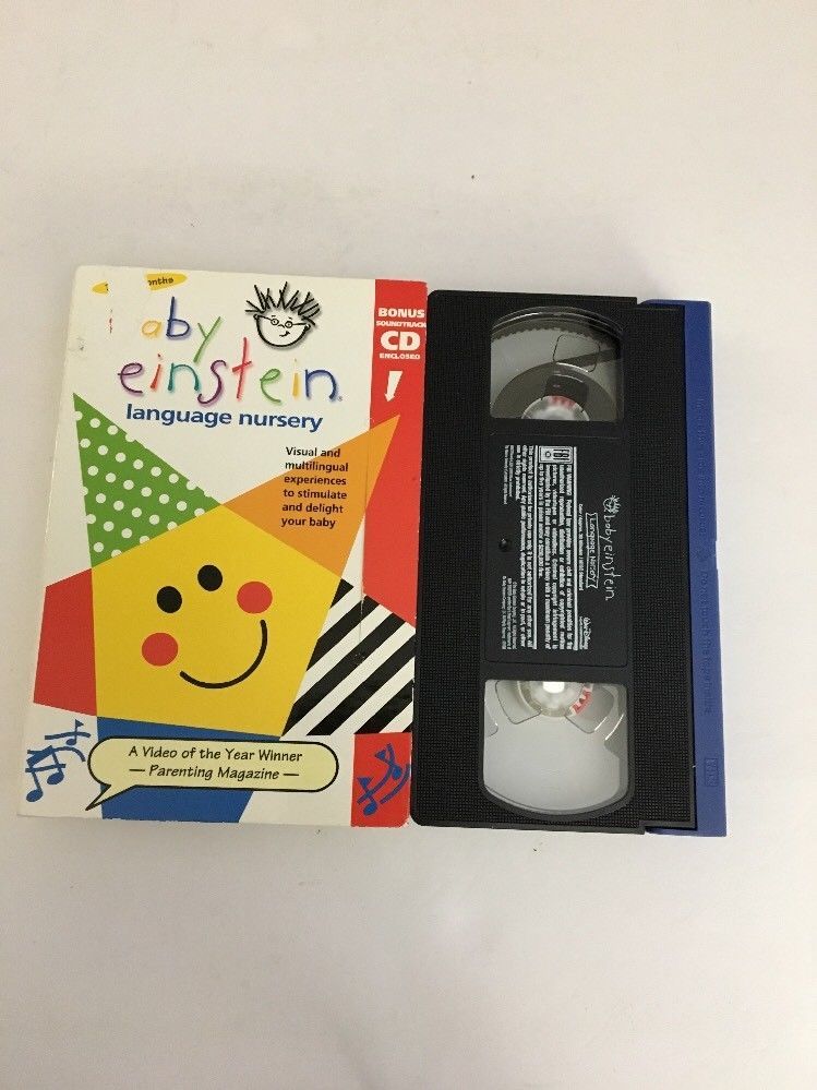 Baby Einstein:Language Nursery(VHS,2000)TESTED-RARE VINTAGE-SHIPS N 24 ...