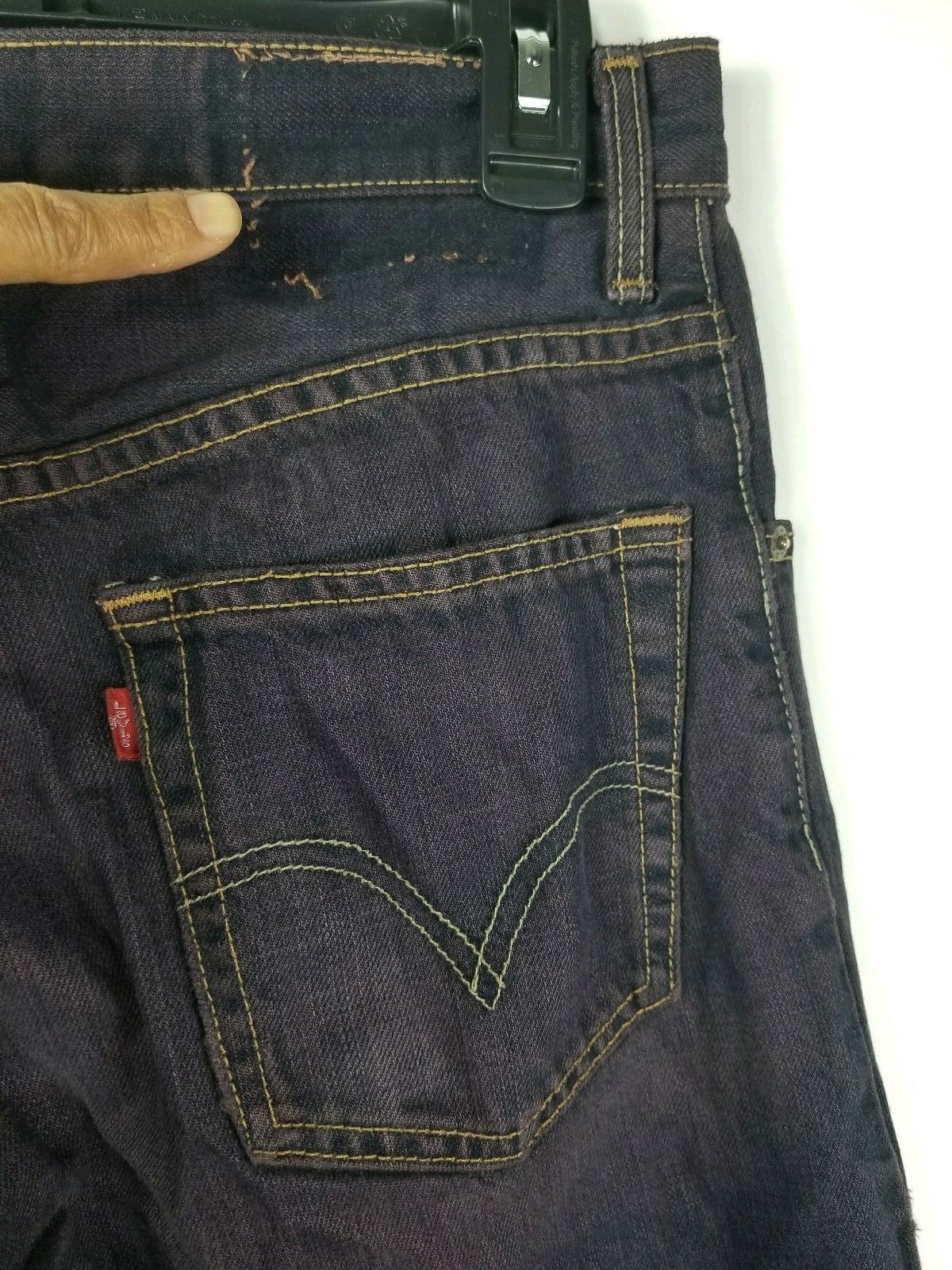 levis 514 raw unwashed denim