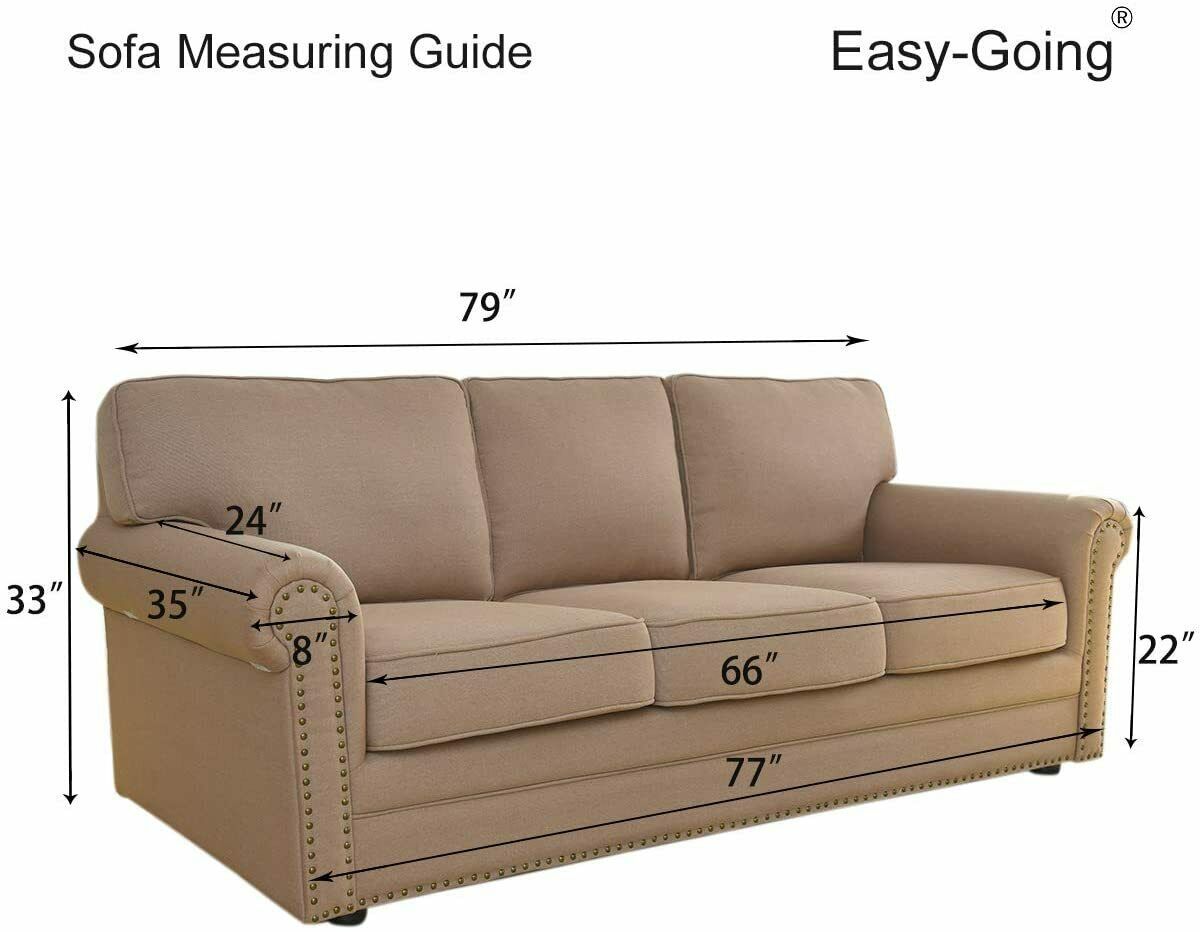 Easy-Going Stretch Sofa Slipcover 1-Piece - Slipcovers