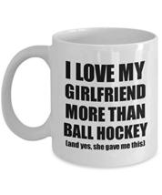 Ball Hockey Boyfriend Mug Funny Valentine Gift Idea for My Bf Lover from Girlfri - $13.83