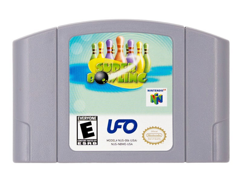 Super Bowling Game Cartridge For Nintendo 64 N64 USA Version