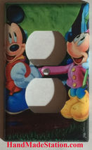 Mickey Minnie Mouse Light Switch Power Outlet wall Cover Plate & more Home decor image 13