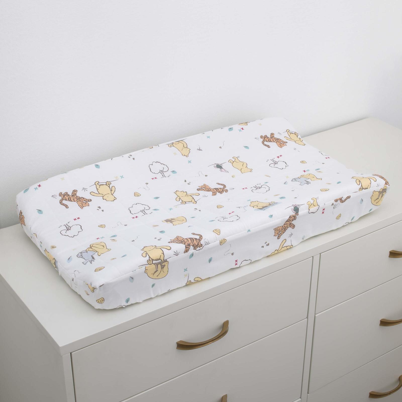 Disney Winnie The Pooh Classic Pooh 100% Cotton Quilted Changing Pad ...