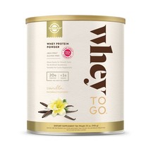 Solgar Whey To Go Protein Powder, Natural Vanilla Flavor  - $80.86