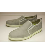 ECCO Size 11 to 11.5 Light Gray Slip On Loafers Casual Men&#39;s EUR 45 - $44.00