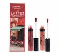 Laura Geller Lip Lattes Color Drenched Lip Gloss Duo Cafe Au Lait & Berry Buzz - $9.99