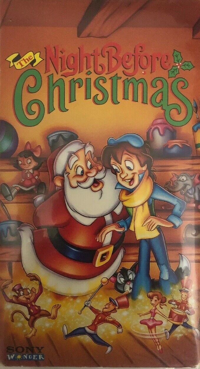 The Night Before Christmas-VHS 1994 SONY WONDER TESTED-RARE VINTAGE ...