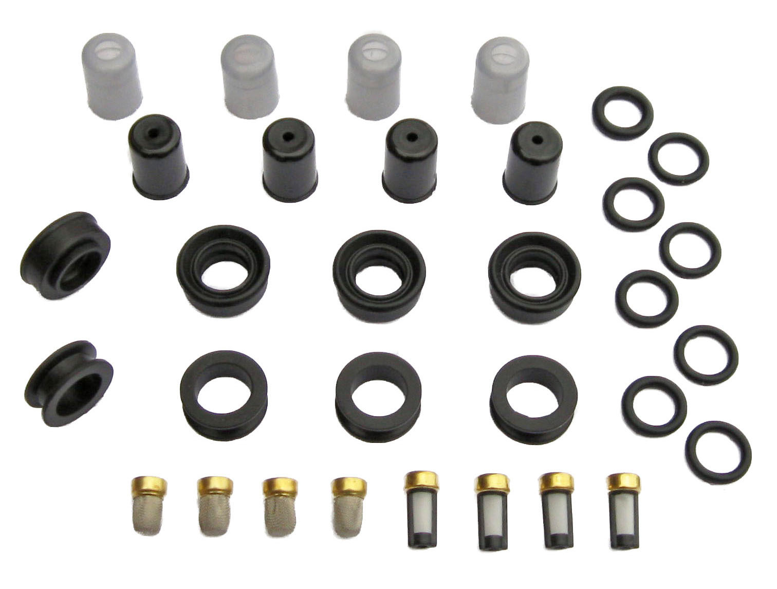 Fuel Injector O-ring Seal Filter /& Pintle Cap Kit Fits Toyota Tacoma 22RE