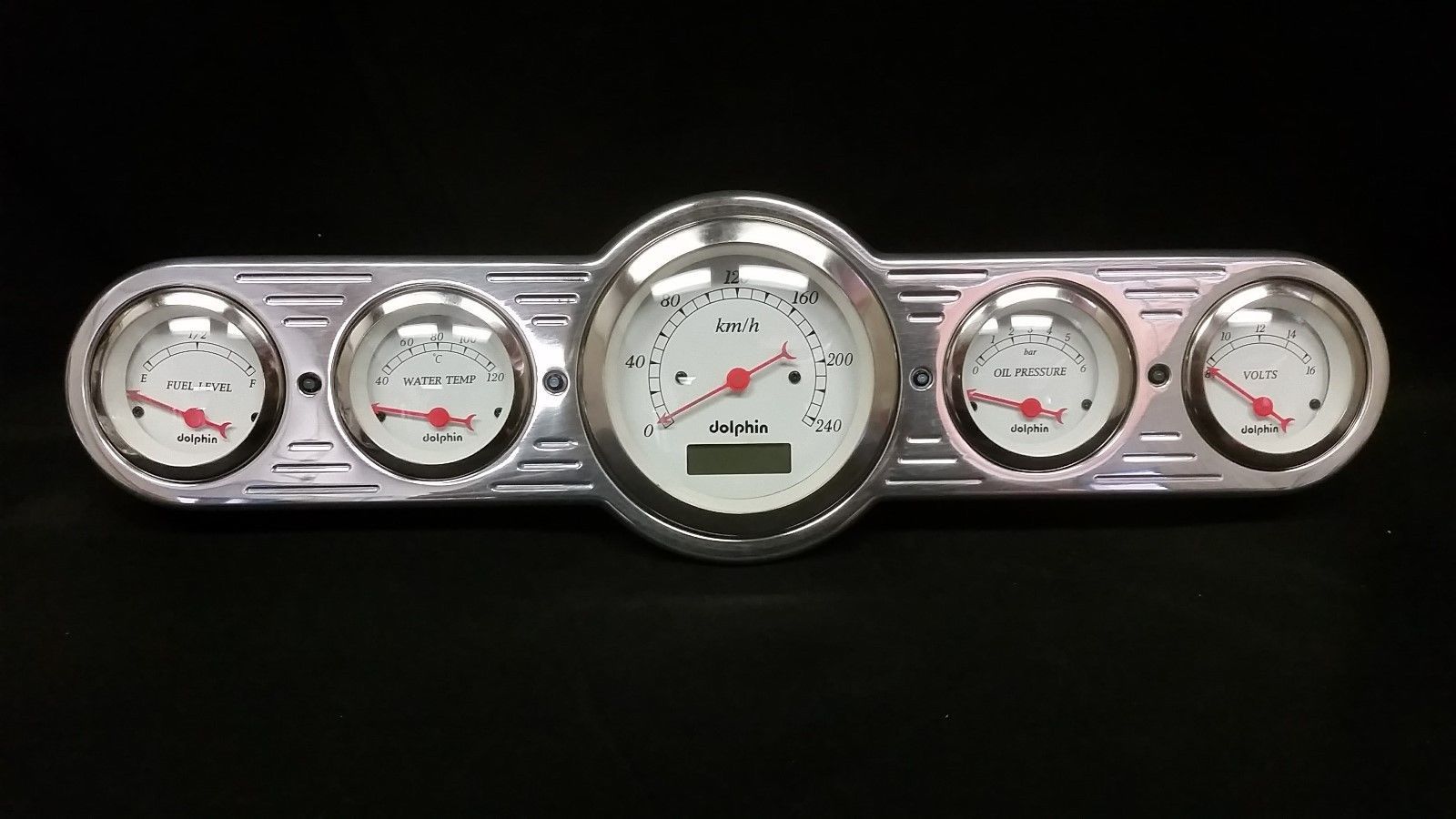 5 GAUGE UNIVERSAL STRAIGHT DASH CLUSTER METRIC Gauges