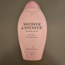 Shower to Shower Original Fresh Body Powder 13 Oz Pink Bottle NEW Absorbent - $19.39