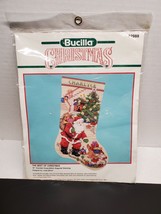 Bucilla Christmas The Best Of Christmas 19" Counted Cross-Stitch Diagonal Stocki - $23.88