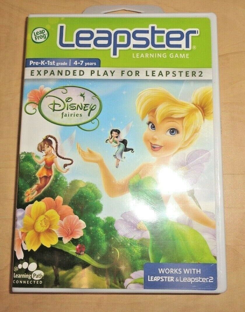 LEAPFROG LEAPSTER DISNEY FAIRIES TINKERBELL LEAPSTER 1 & 2 - Game ...