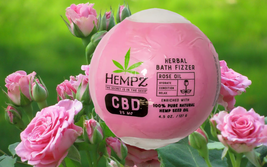 Hempz Aromatherapy Rose Herbal Bath Fizzer