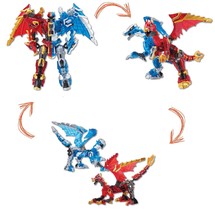 Super10 Dragonius Double Dragon Korean Transforming Action Figure Robot Toy image 2